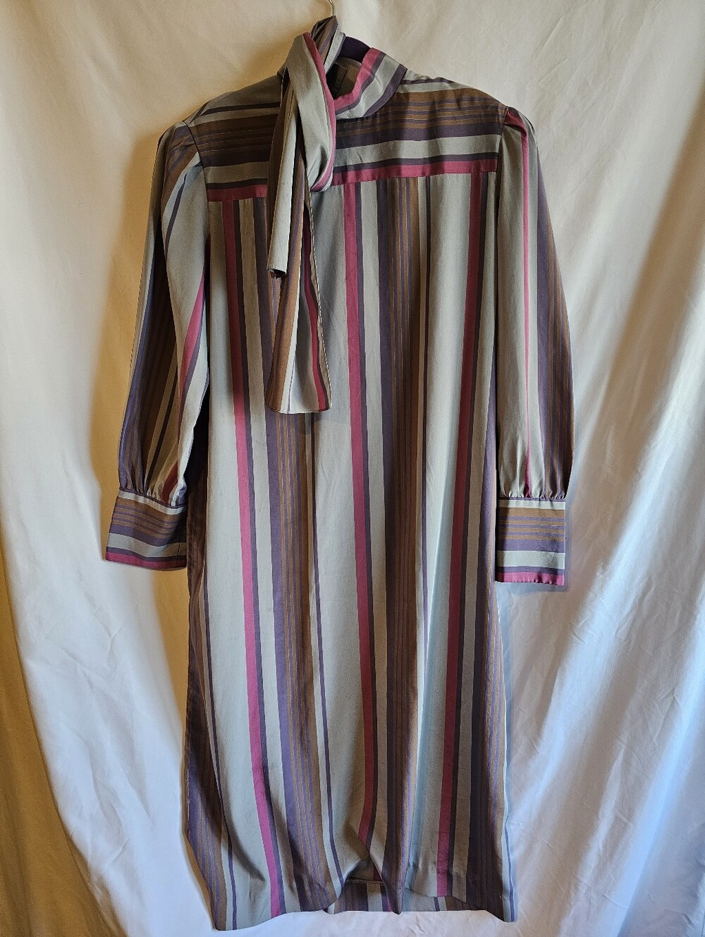 Vintage Dress Size 16 Stripped